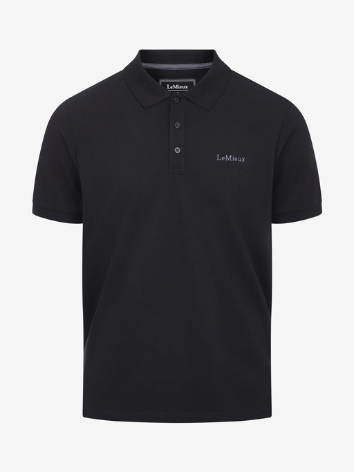 LeMieux Mens Classique Polo Shirt  Black