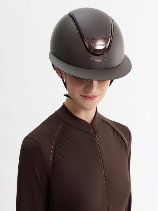LeMieux Verv Helmet Brown Matt