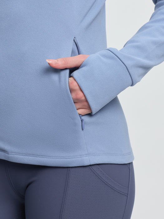 LeMieux Frances 1/4 Zip Fleece Powder Blue