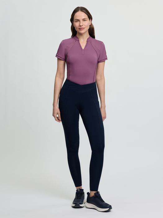 LeMieux Simone Cross Over 1/2 Seat Breech Navy