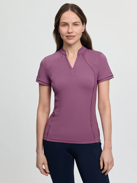LeMieux Lisa Mesh Short Sleeved Base Layer Mallow