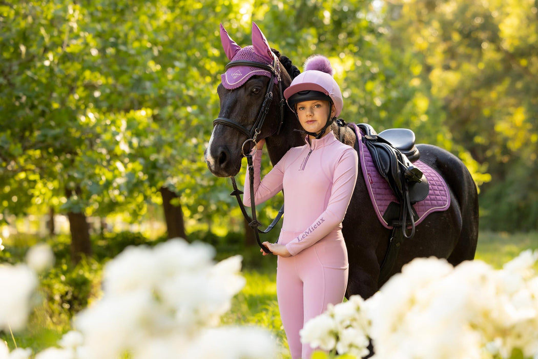 LeMieux Suede GP Square Mallow