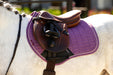 LeMieux Mini Suede Close Contact Square Mallow