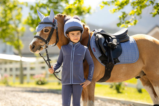 LeMieux Mini Suede Close Contact Square Powder Blue