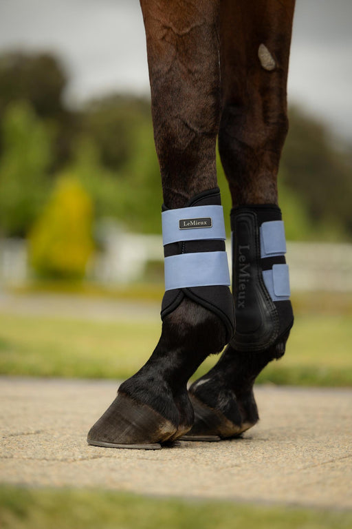 LeMieux AirTek Grafter Brushing Boots Powder Blue