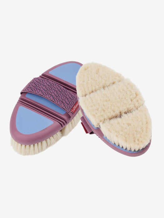 LeMieux Flexi Goat Hair Body Brush Powder Blue
