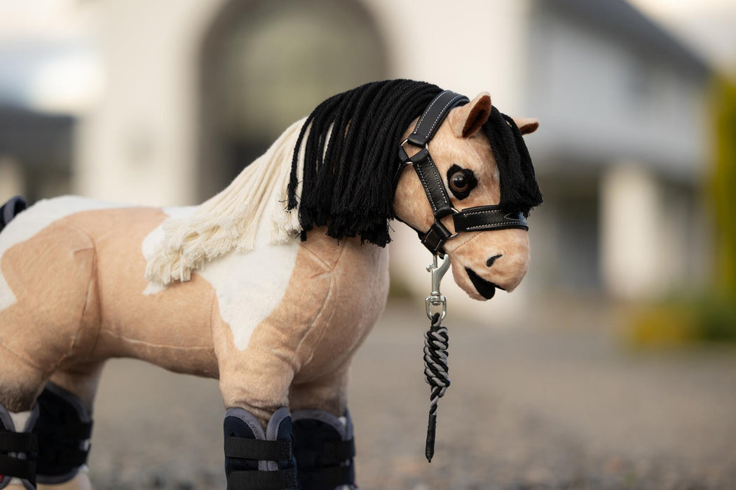 LeMieux Toy Pony Leather Head Collar & Lead RopeBlack