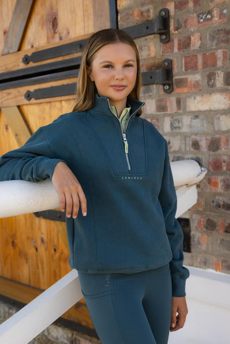 LeMieux Young Rider Vianne 1/4 Zip Sweatshirt Jungle