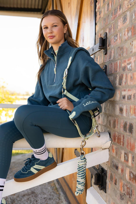 LeMieux Young Rider Vianne 1/4 Zip Sweatshirt Jungle