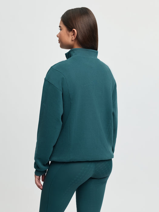 LeMieux Young Rider Vianne 1/4 Zip Sweatshirt Jungle
