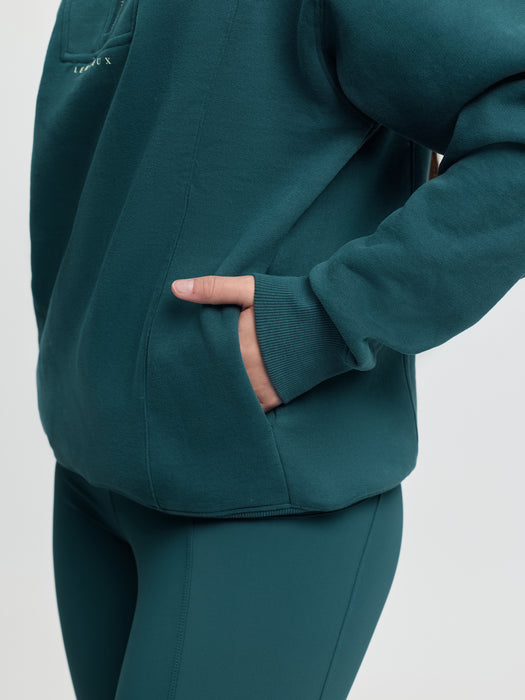 LeMieux Young Rider Vianne 1/4 Zip Sweatshirt Jungle
