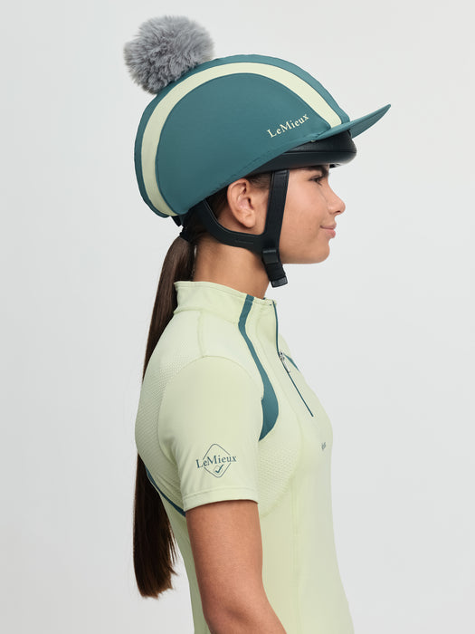 LeMieux Tempo Pom Hat Silk Jungle