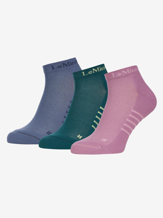 LeMieux Trainer Socks 3 Pack - Multi