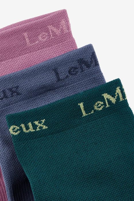 LeMieux Trainer Socks 3 Pack - Multi