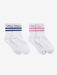 LeMieux Crew Socks 2 Pack - Shadow & Fondant