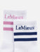 LeMieux Crew Socks 2 Pack - Shadow & Fondant