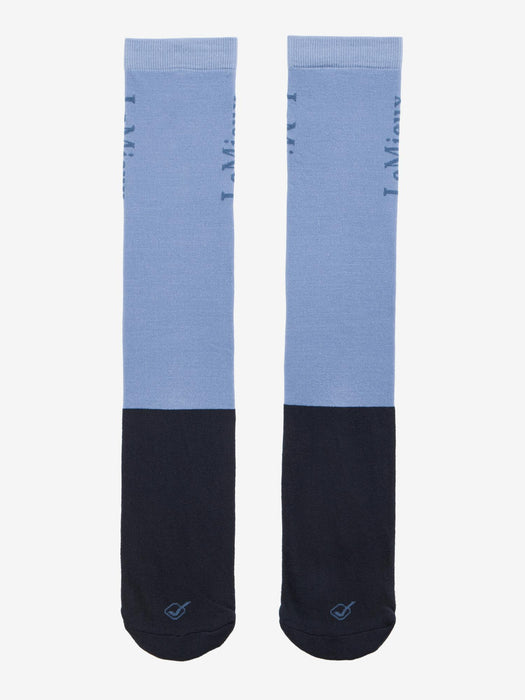 LeMieux Competition Socks 2 Pack - Powder Blue