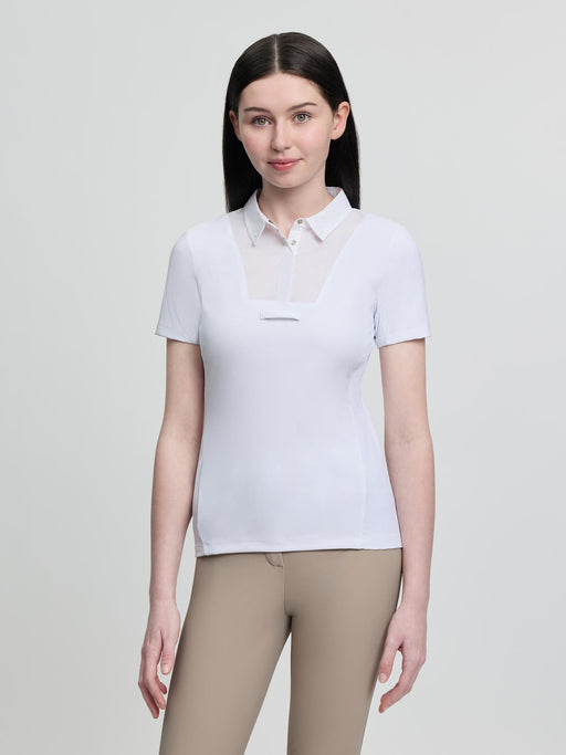 LeMieux Junior Primrose Short Sleeved Show Shirt White