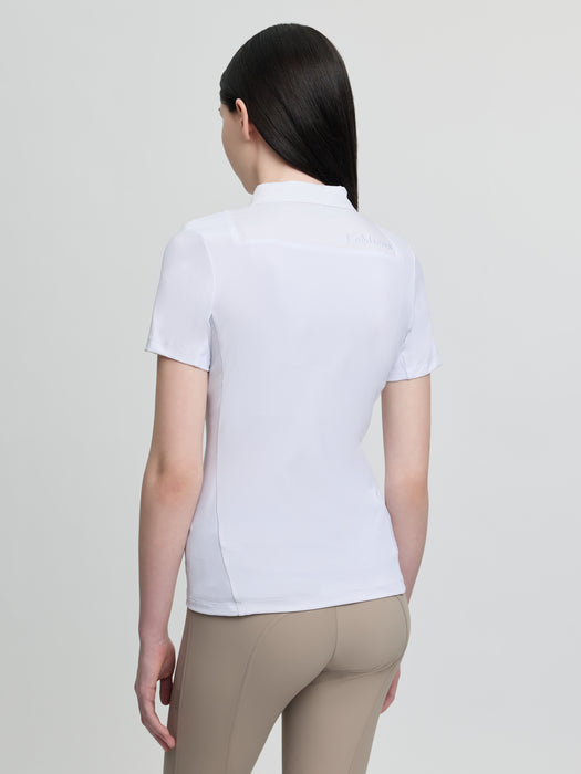 LeMieux Junior Primrose Short Sleeved Show Shirt White