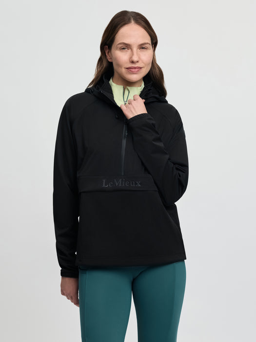 LeMieux Women's Perri 1/2 Zip Waterproof Jacket Black