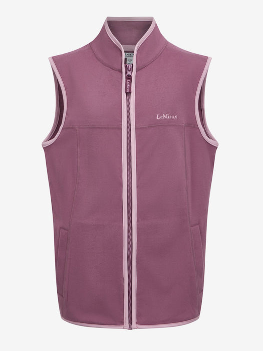 LeMieux Junior Bobbi Fleece Gilet Mallow