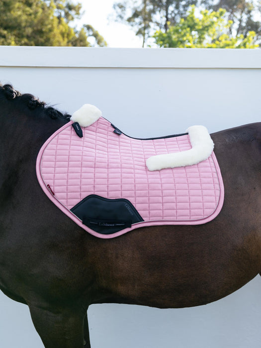 LeMieux Merino+ Suede Close Contact Square Fondant