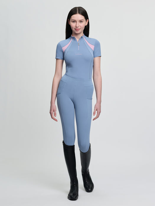 LeMieux Young Rider Mia Mesh Base Layer Powder Blue