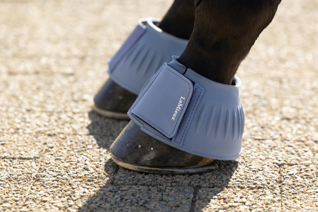 LeMieux Rubber Bell Boots Powder Blue