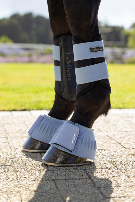 LeMieux Rubber Bell Boots Powder Blue