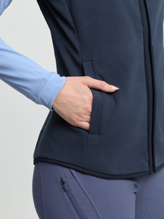 LeMieux Roberta Fleece Gilet Navy