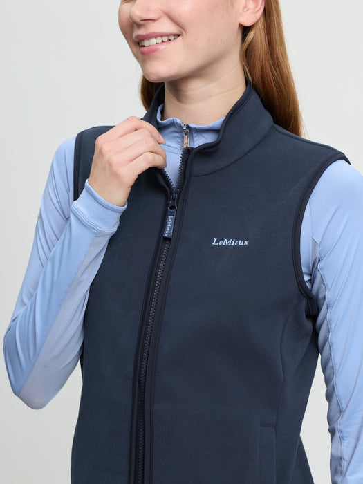 LeMieux Roberta Fleece Gilet Navy