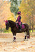 LeMieux Suede Close Contact Square Blackberry