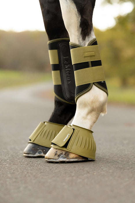 LeMieux Rubber Bell Boots Gooseberry