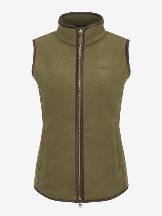 LeMieux Frankie Fleece Gilet Willow Green
