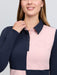LeMieux Harlequin Rugby Shirt Petal & Navy