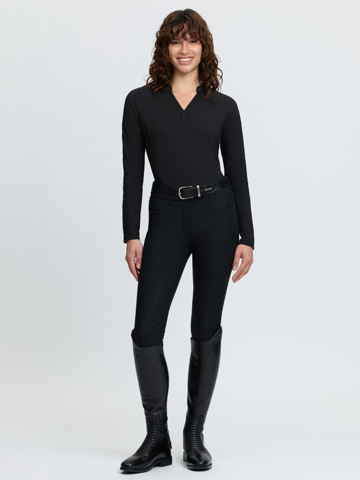 LeMieux Lisa Long Sleeved Base Layer Black