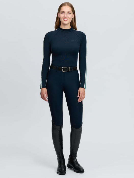LeMieux Talia Turtle Neck Base Layer Navy