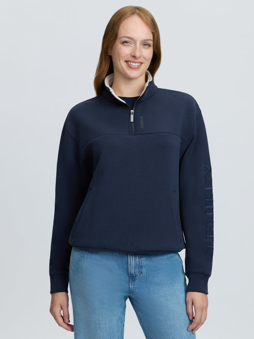 LeMieux Scarlet 1/4 Zip Sweat Shirt Navy