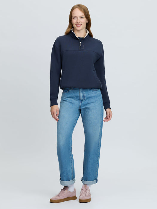 LeMieux Scarlet 1/4 Zip Sweat Shirt Navy