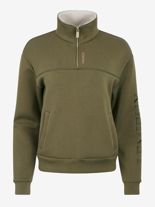LeMieux Scarlet 1/4 Zip Sweat Shirt Willow Green