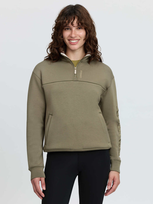 LeMieux Scarlet 1/4 Zip Sweat Shirt Willow Green