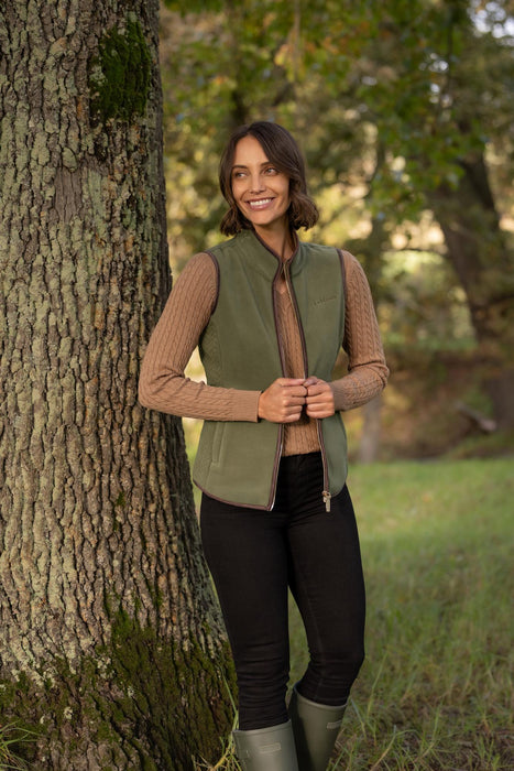 LeMieux Frankie Fleece Gilet Willow Green