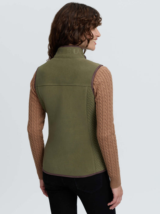 LeMieux Frankie Fleece Gilet Willow Green