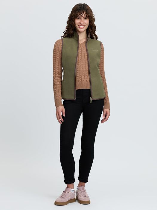 LeMieux Frankie Fleece Gilet Willow Green