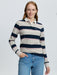 LeMieux Sloane Stripe Rugby Shirt Stone