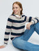 LeMieux Sloane Stripe Rugby Shirt Stone