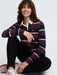 LeMieux Sloane Stripe Rugby Shirt Bramble