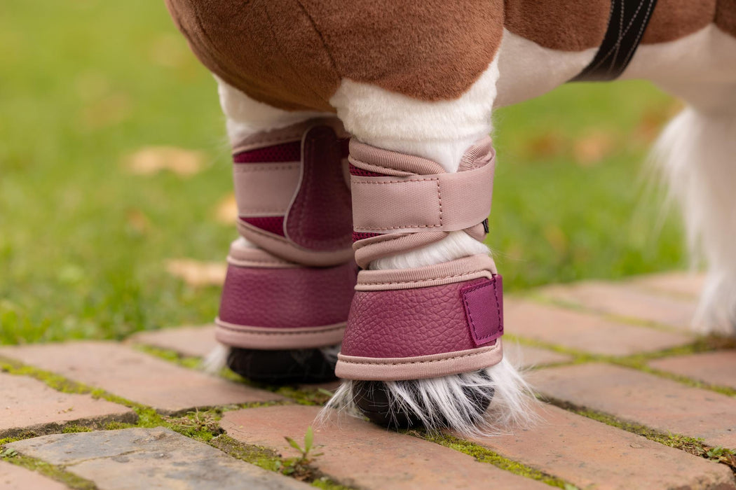 LeMieux Toy Pony Mesh Brushing Boots Blackberry