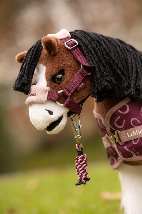  LeMieux Toy Pony Vogue Headcollar & Leadrope Blackberry