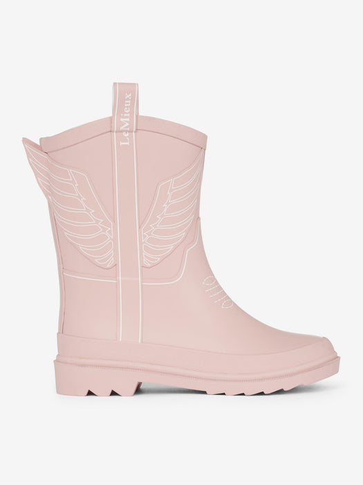 LeMieux Kids Splash Welly Western Style Pink